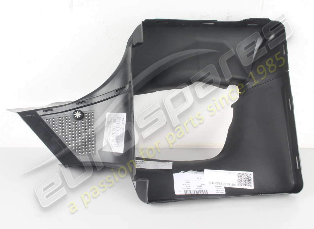new porsche air duct right side (pr:009,250, -153) black. part number 981575322021e0 (1)