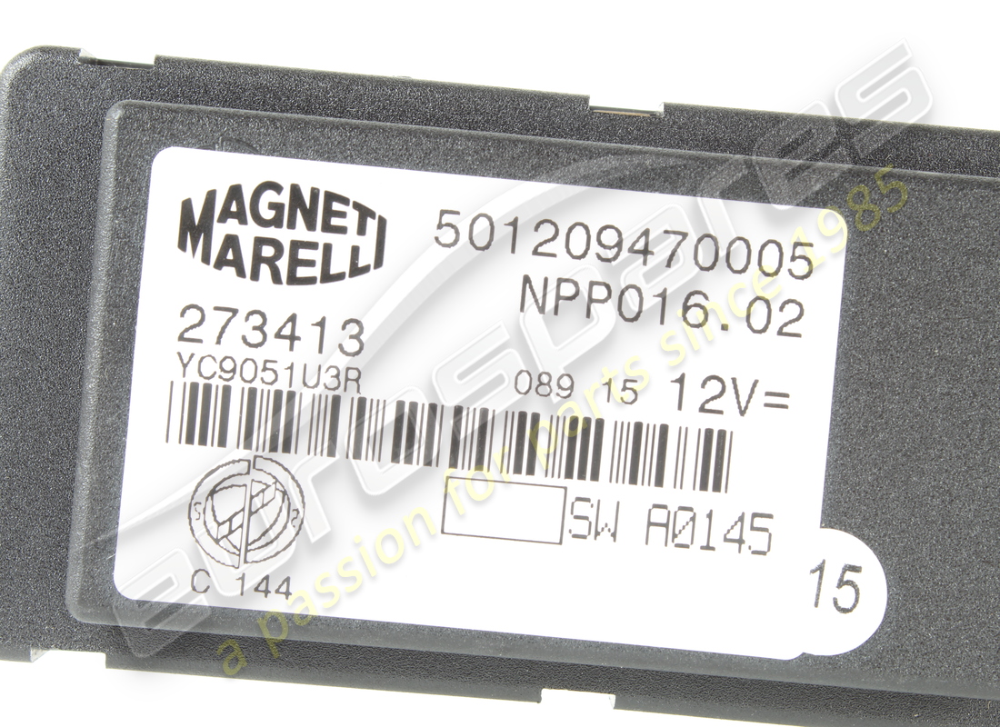 ecu del nodo de la puerta del lado del pasajero ferrari usada. número de parte 273413 (2)