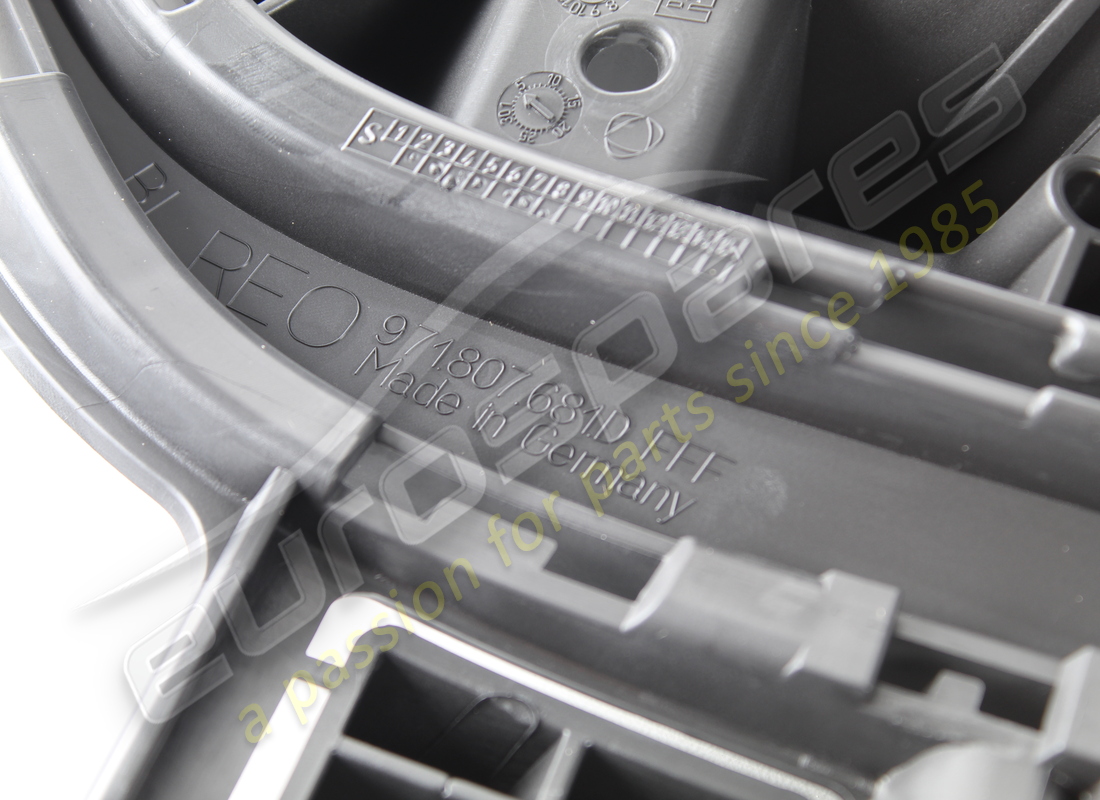 NUEVA REJILLA PORSCHE NEGRO MATE. NÚMERO DE PIEZA 971807681DOK1 (3) nueva rejilla porsche negro mate. número de pieza 971807681dok1 (3)