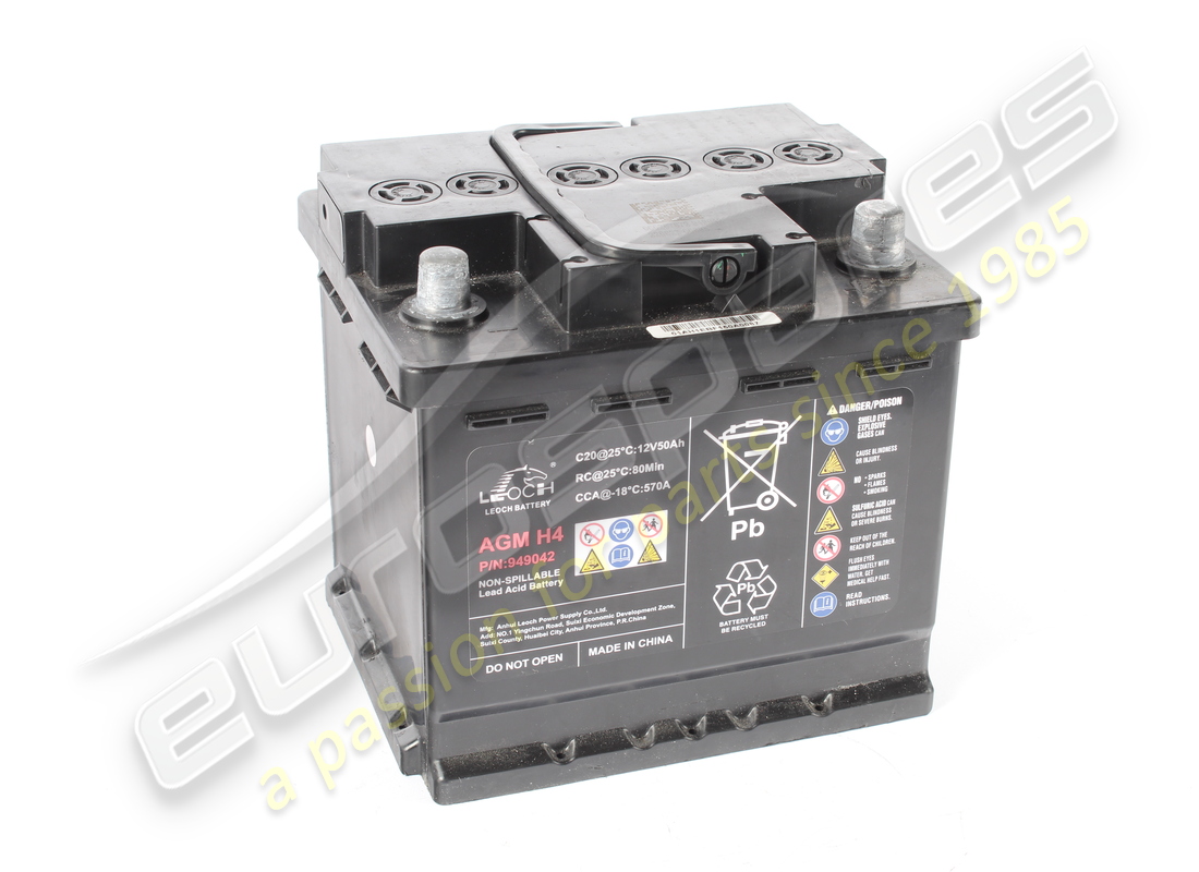 usada ferrari batería leoch pb 50ah. número de pieza 949042 (3)