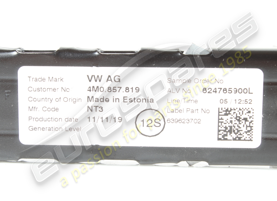 altura del cinturón de seguridad usado lamborghini. número de pieza 4m0857819 (2)