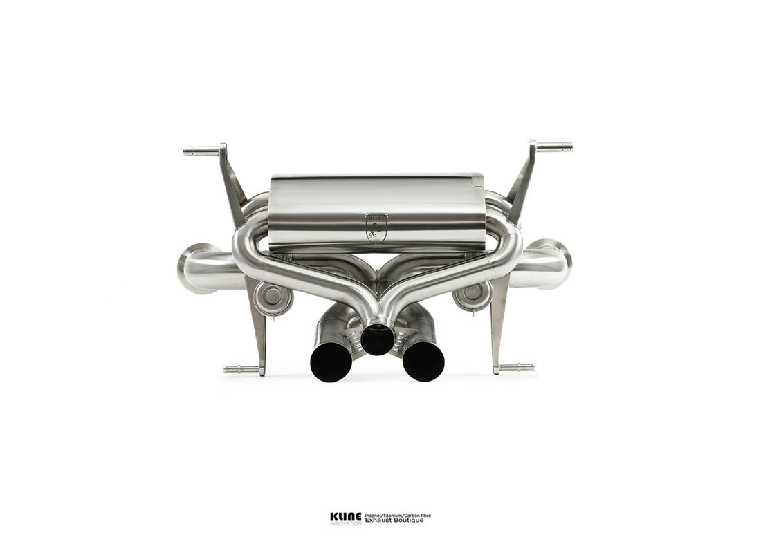 nuevo kline innovation lamborghini sistema trasero valvetronic del aventador s - inconel. número de pieza kllamavsvalversinc (1)