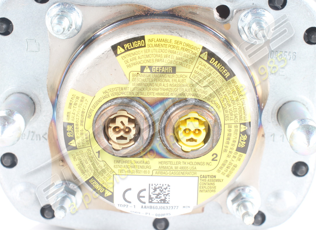 controlador de airbag ferrari usado. número de pieza 73453400 (5)