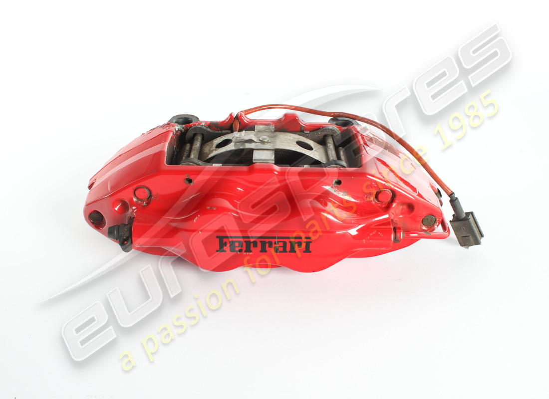 UNIDAD DE PINZA DELANTERA IZQUIERDA Ferrari USADA CON PASTILLAS. NÚMERO DE PARTE 227781 (1)