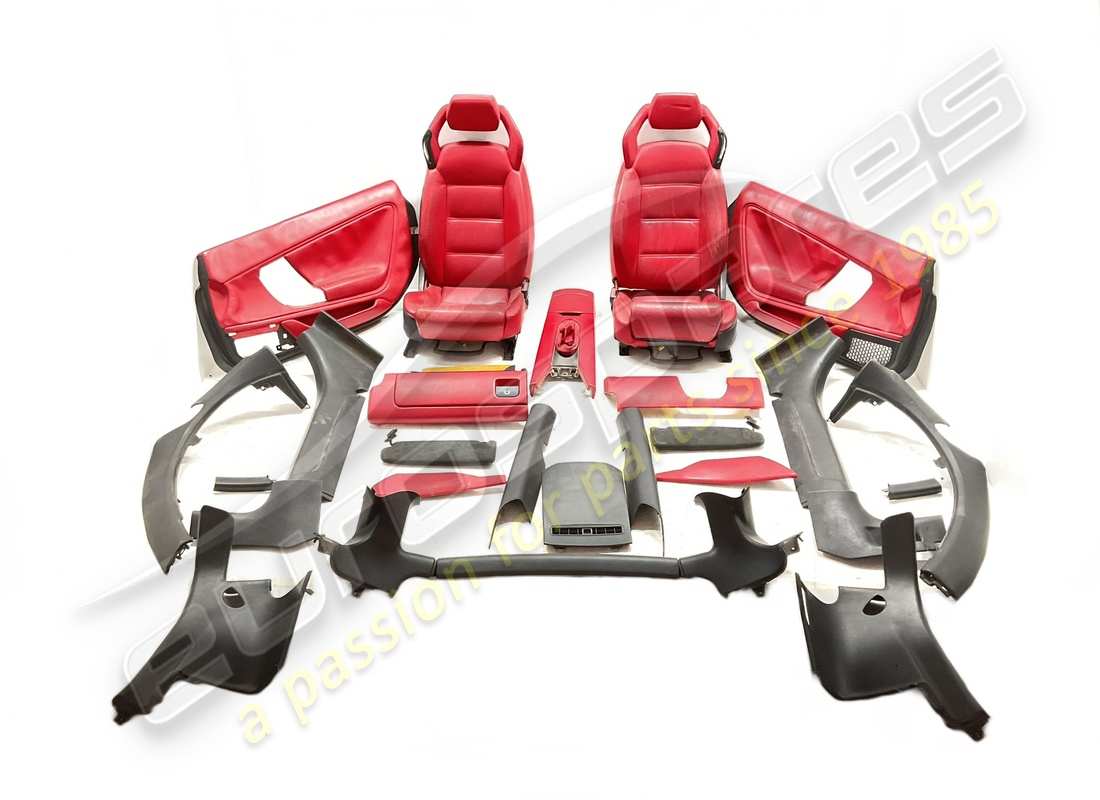 usado eurospares gallardo interior completo rojo y negro. número de parte eap1393554 (1)