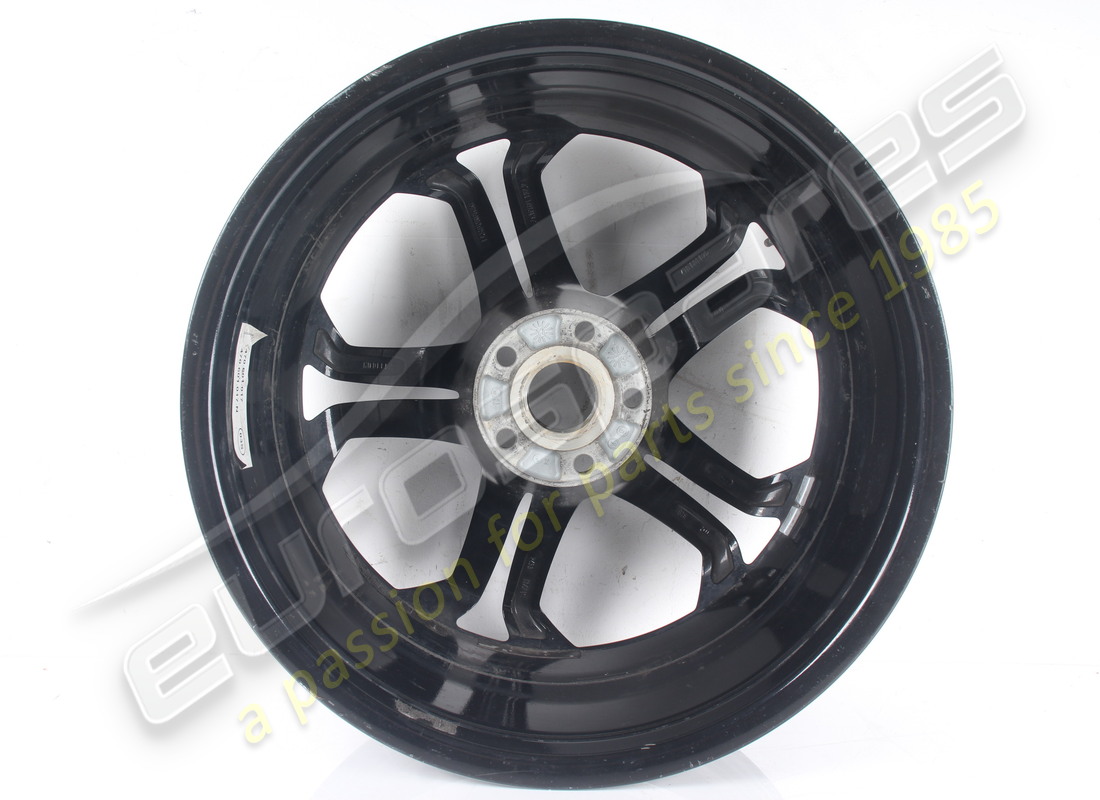 USED LAMBORGHINI IPERIONE WHEEL SET (SHINY BLACK). PART NUMBER 0R8340007 (4) used lamborghini iperione wheel set (shiny black). part number 0r8340007 (4)