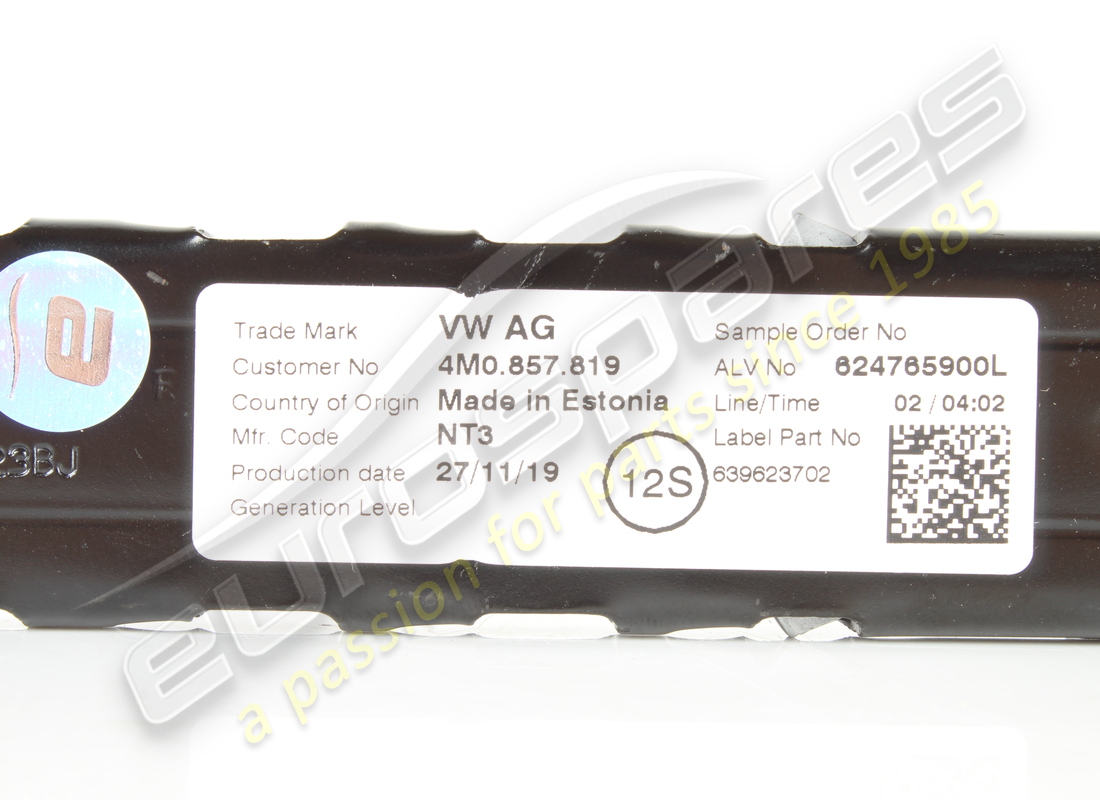 altura del cinturón de seguridad usado lamborghini. número de pieza 4m0857819 (2)