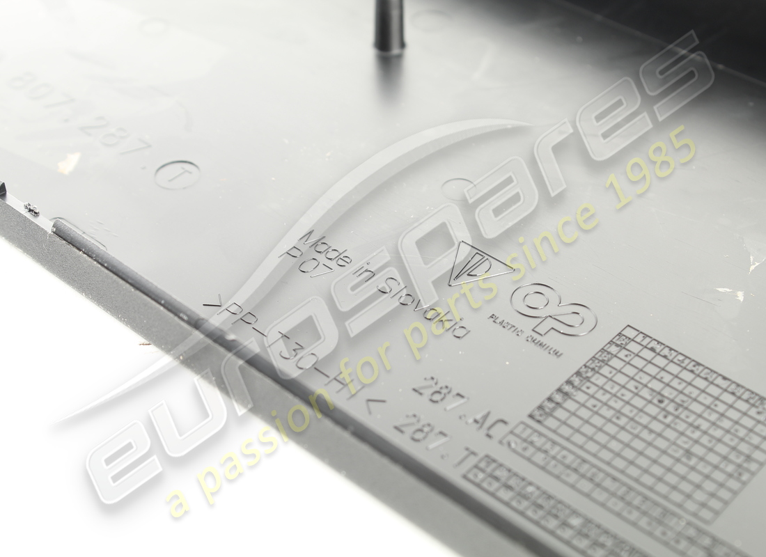 new porsche licence plate holder matt black. part number 9y0807287tok1 (3)