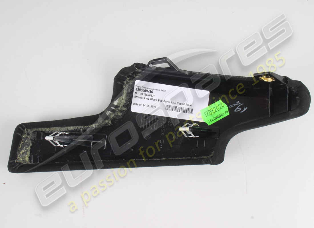 nuevo conjunto de cubierta de guantera lamborghini. número de pieza 4t1857037d (2)