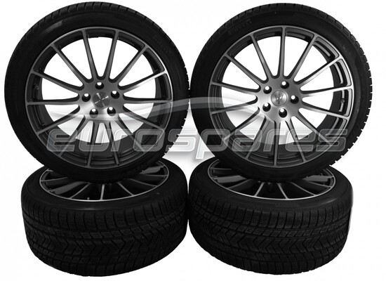 nuevo maserati 20'' ruedas con neumáticos (antracita) m156 número de pieza 980156300/a