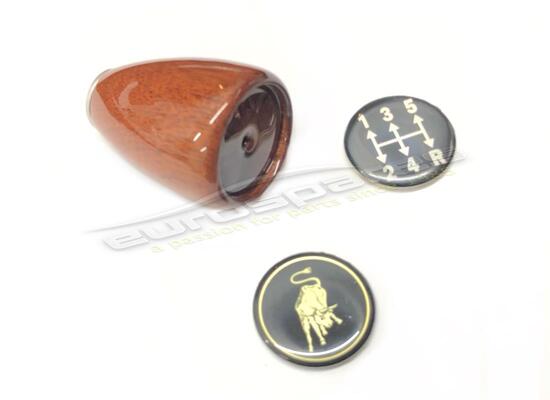 nuevo lamborghini kit de perilla de engranaje de madera miura número de pieza 0r1050002