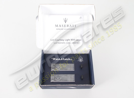 nuevo maserati kit de luces de cortesía con logotipo número de pieza 940001126