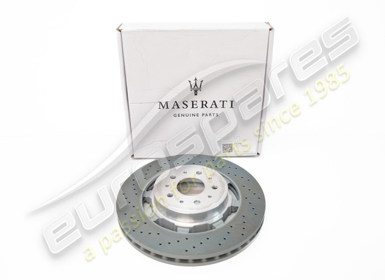 nuevo maserati disco de freno delantero (perforado) número de pieza 235318
