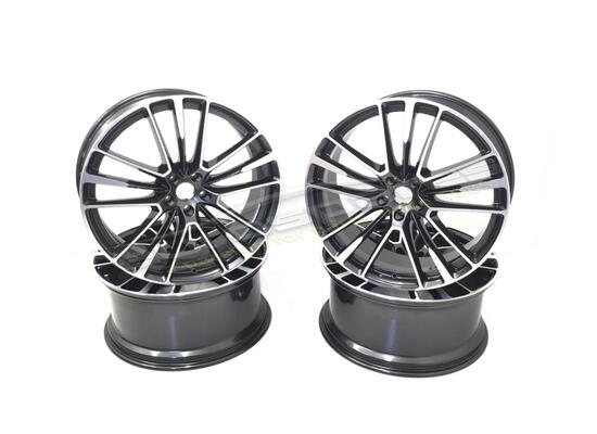 nuevo maserati 21'' juego de ruedas de titanio (bicolor) número de pieza 980156251/a