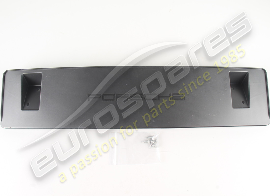 nuevo porsche portamatrícula negro. número de pieza 95b807287ag1e0 (1)