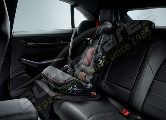 nuevo porsche número de pieza de la alfombrilla para asiento de niño 9y004480180