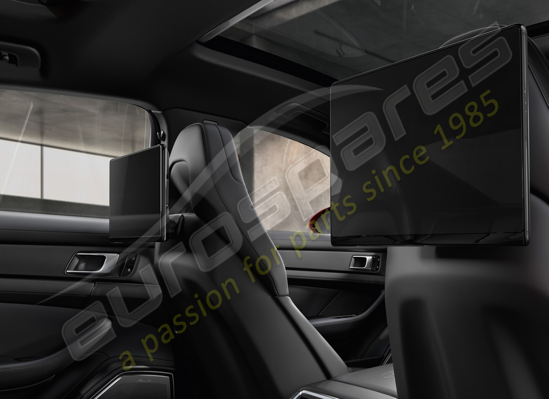 nuevo porsche entretenimiento para asiento trasero. número de pieza 9y0088812 (2)