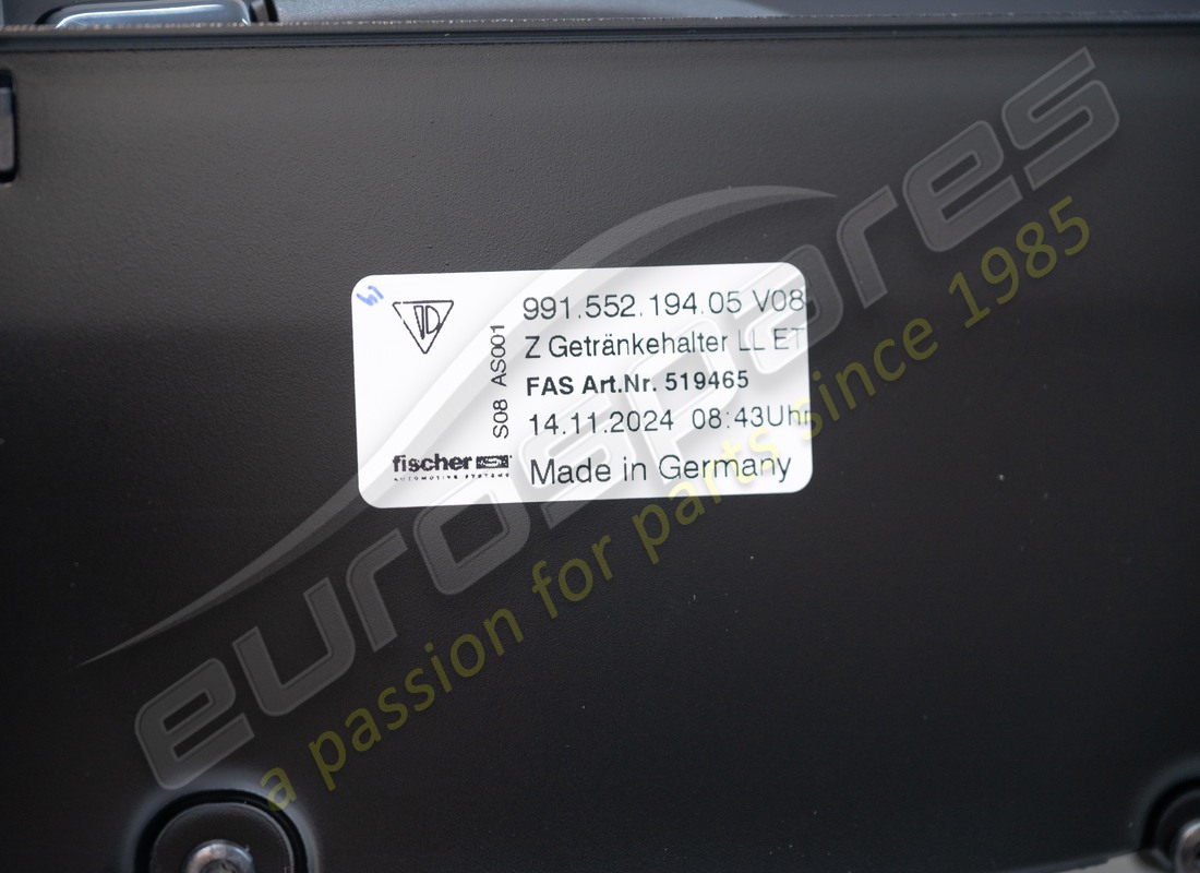 NUEVO PORTAVASOS PORSCHE LHD (PR:098,-XDM, -XGB,-XHE, -XVP,-XYD) PLATA GALVANO. NÚMERO DE PIEZA 99155219405V08 (7) nuevo portavasos porsche lhd (pr:098,-xdm, -xgb,-xhe, -xvp,-xyd) plata galvano. número de pieza 99155219405v08 (7)
