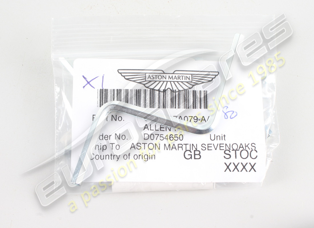 nueva llave allen aston martin. número de pieza cd3317a079aa (2)