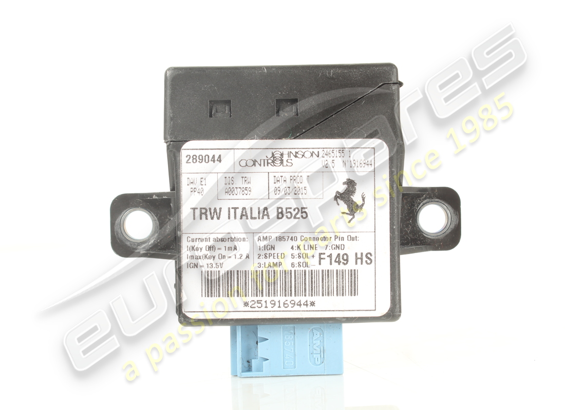 USADO Ferrari CONTROL DE DIRECCIÓN HIDRÁULICA E. NÚMERO DE PIEZA 289044 (1)