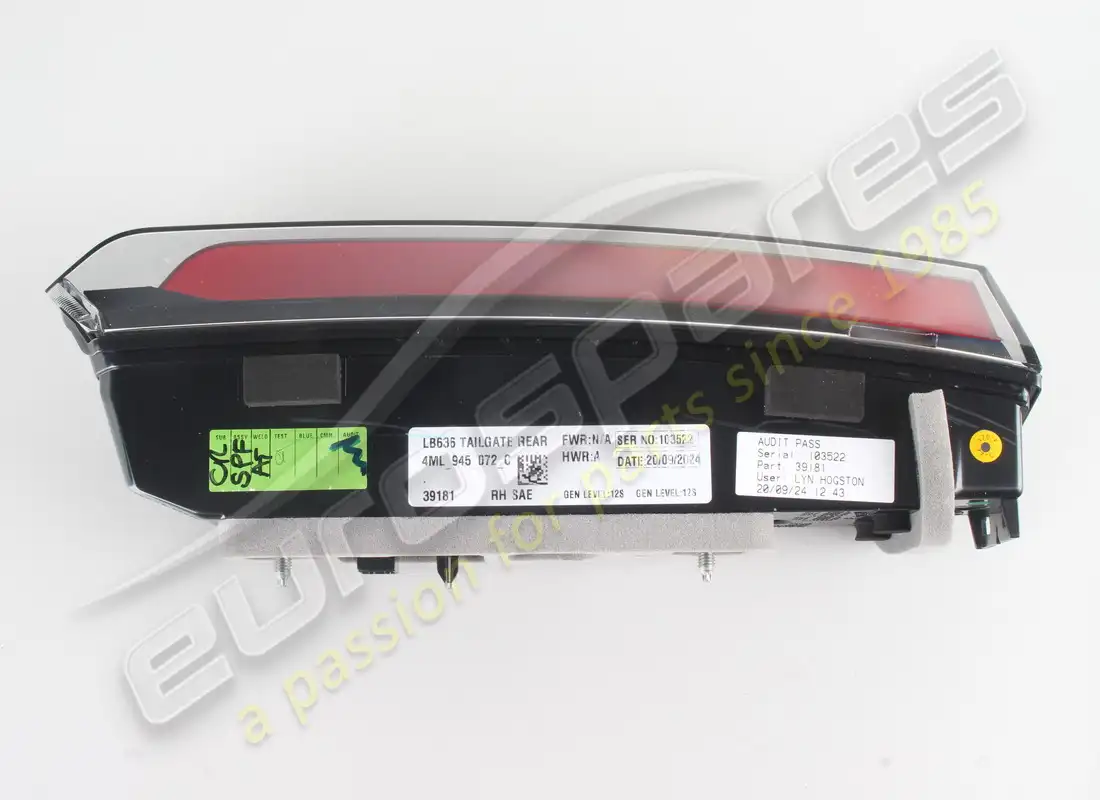 nuevo lamborghini refl. de marcador lateral número de pieza 4ml945072c (6)