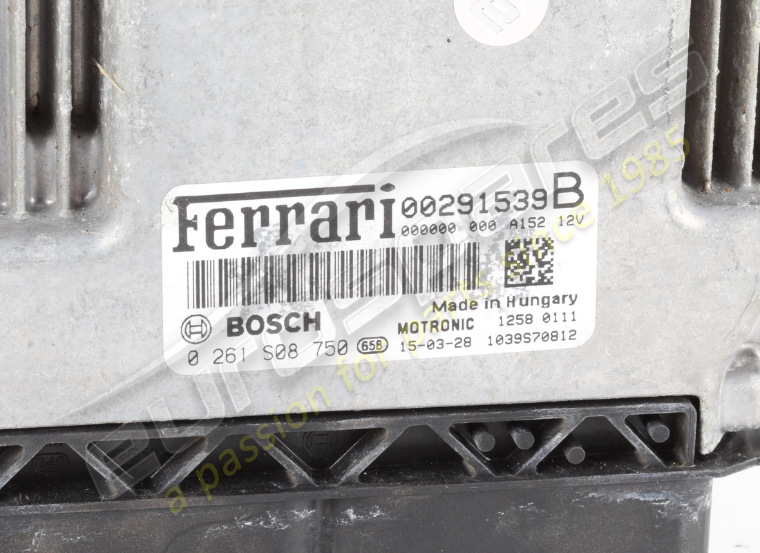 ecu de encendido ferrari usada. número de parte 291539 (2)