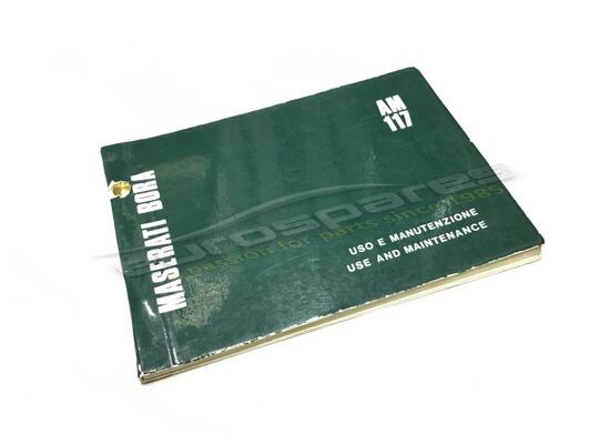 usado maserati número de pieza del manual de uso y mantenimiento fhan062