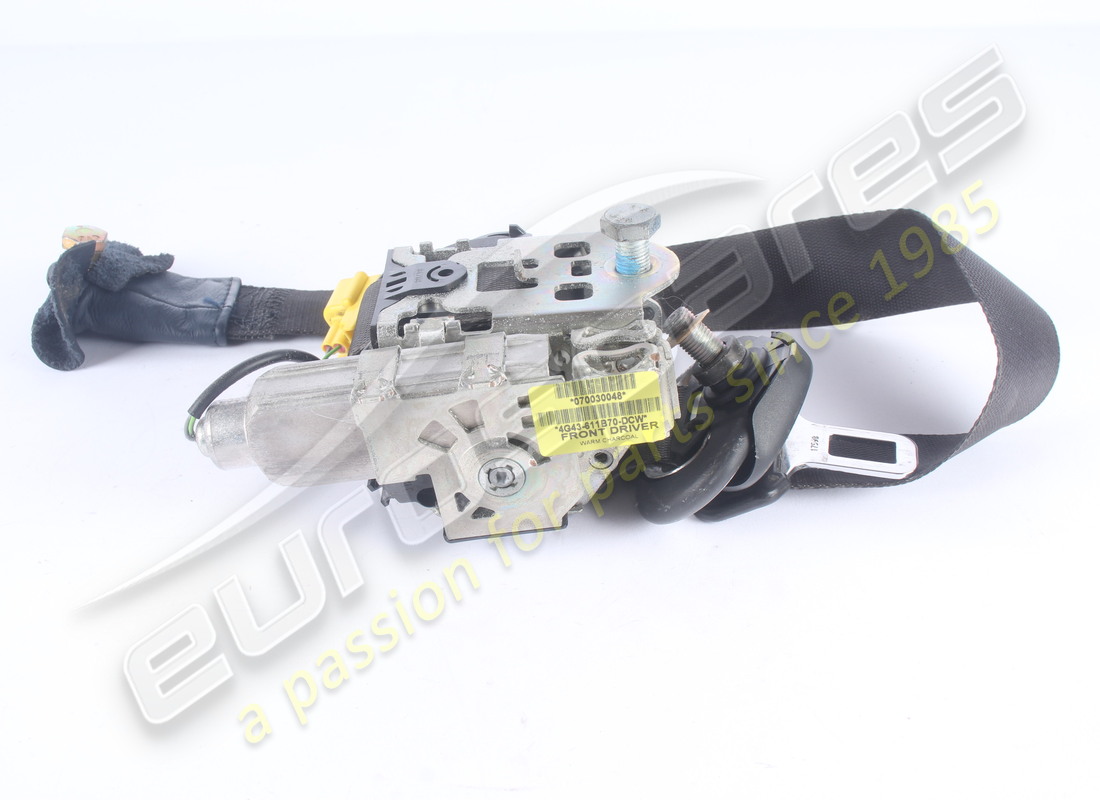 conjunto de cinturón de seguridad usado aston martin, derecho - gris carbón cálido. número de pieza 4g43611b69dcw (2)