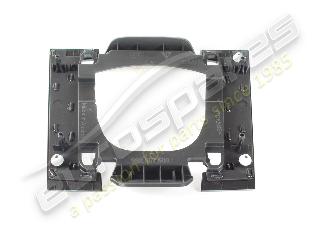 usado porsche moldura de consola central negra. número de pieza 992857503btdl (3)