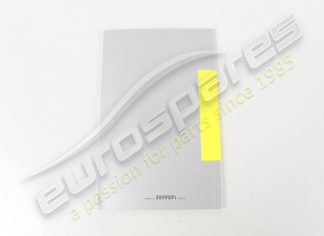 NUEVA GUÍA DE REFERENCIA RÁPIDA FERRARI. NÚMERO DE PIEZA 86894800 (4) nueva guía de referencia rápida ferrari. número de pieza 86894800 (4)