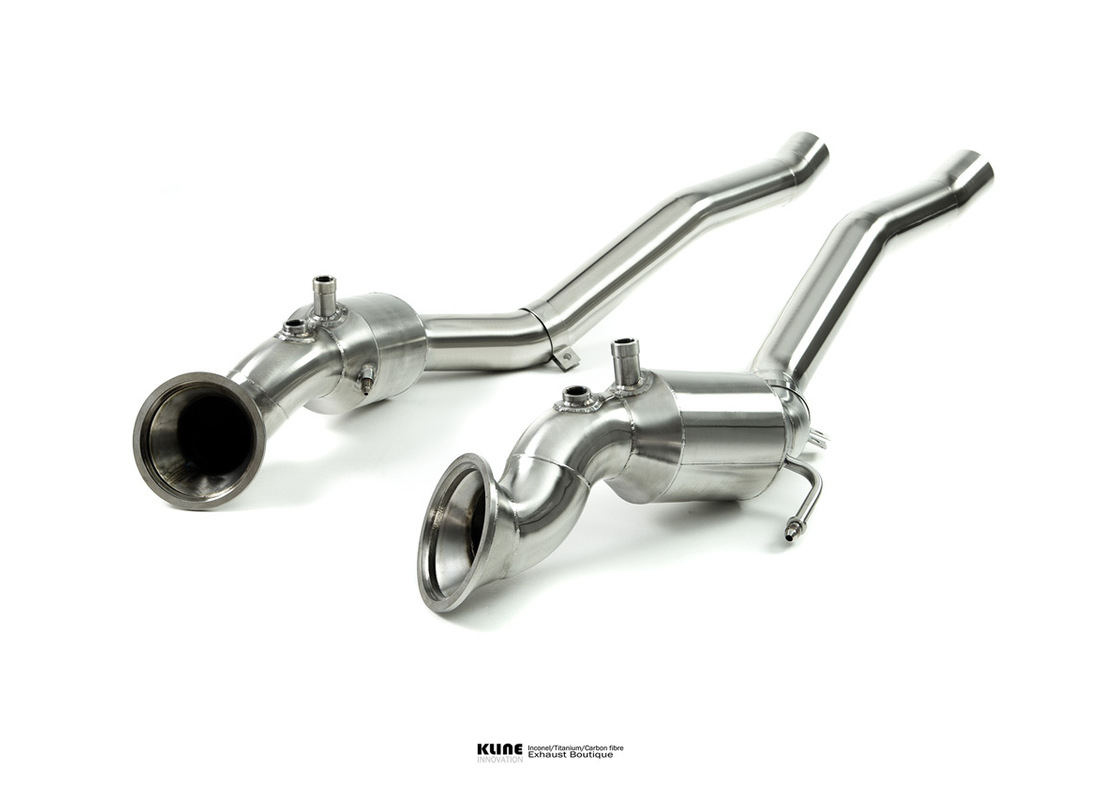 nuevo juego de tuberías para catálogo decat kline innovation (para automóviles gpf) - acero inoxidable. número de pieza klfer812gtsdecatcsss (1)