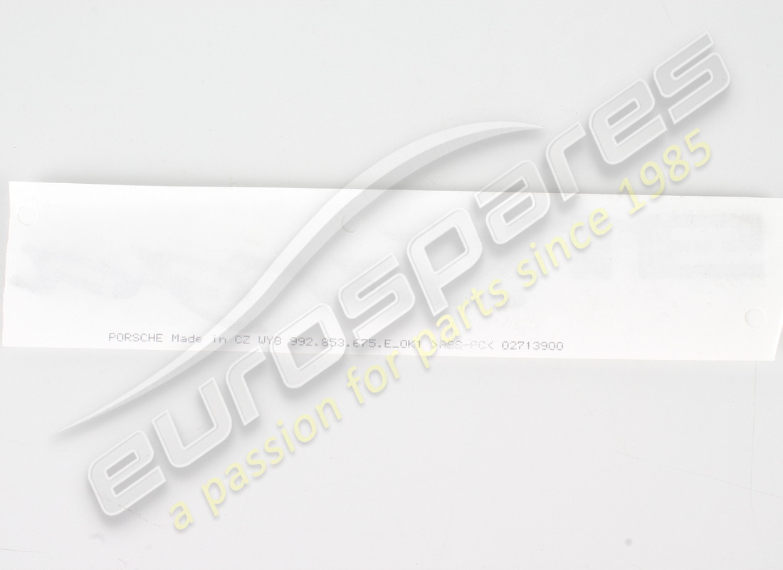 new porsche inscription matt black. part number 992853675eok1 (2)