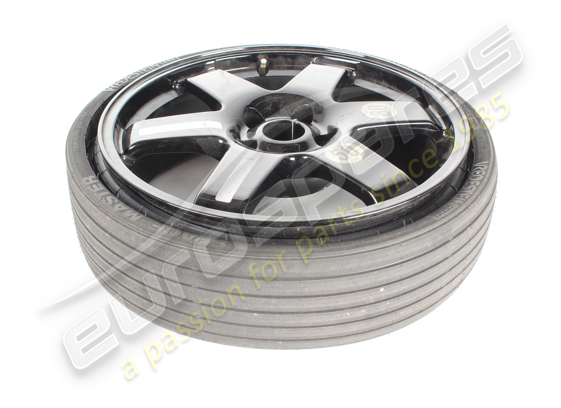 used maserati spare wheel, black alloy. part number 670013624 (2)