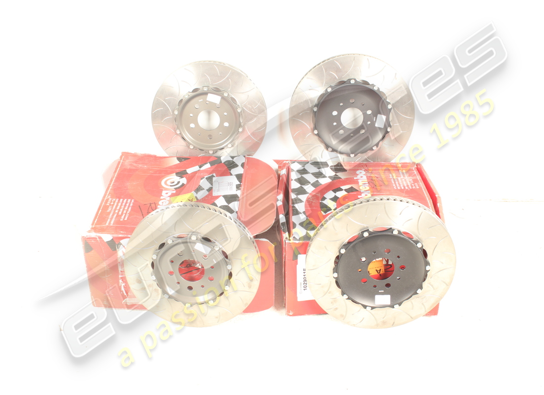 nuevo juego de discos de freno de acero delantero y trasero eurospares. número de pieza eap1490231 (1)