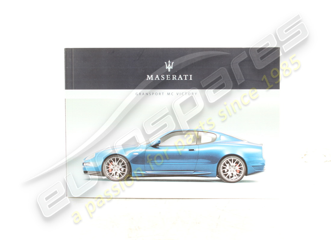 nuevo maserati manual del propietario mc victory-italiano. número de parte 69939400 (1)