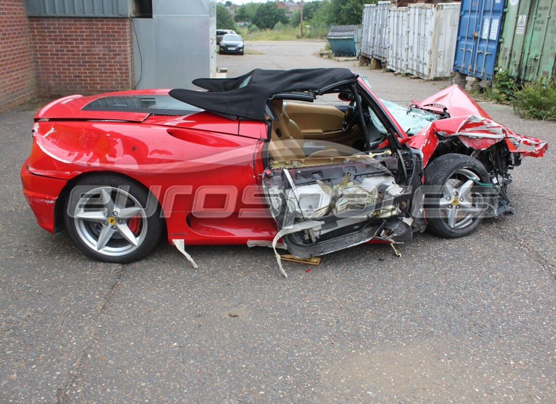 ferrari 360 spider con 23,000 kilómetros, en preparación para desmantelamiento #5