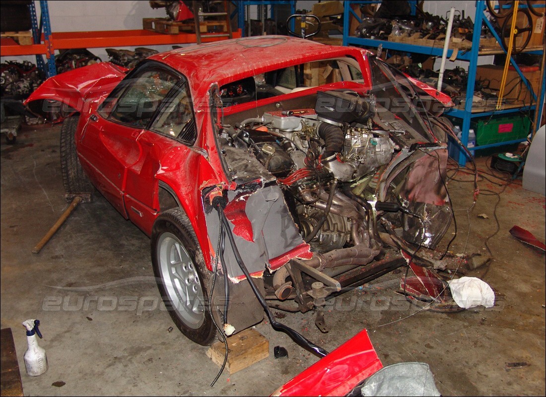 ferrari 328 (1985) con 25,374 miles, preparándose para desmantelar #6