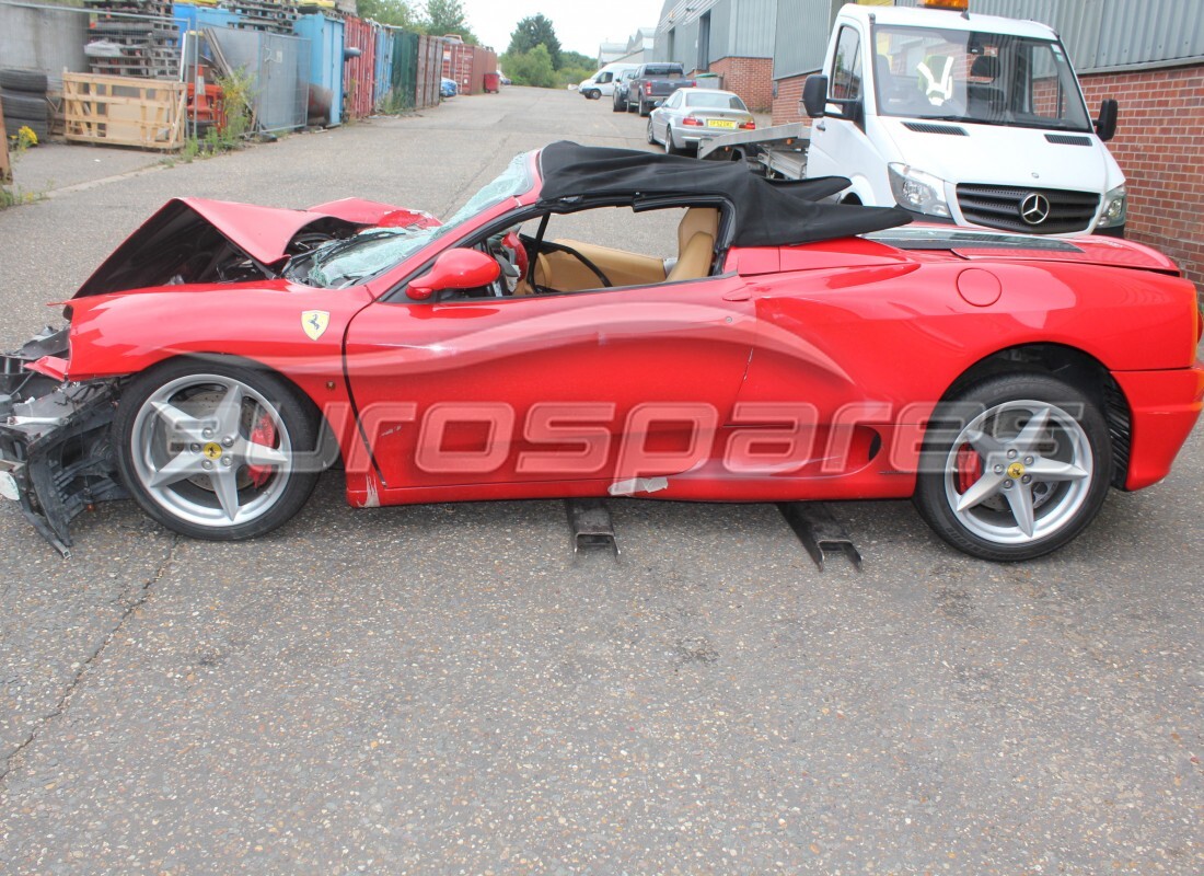 ferrari 360 spider con 23,000 kilómetros, en preparación para desmantelamiento #2