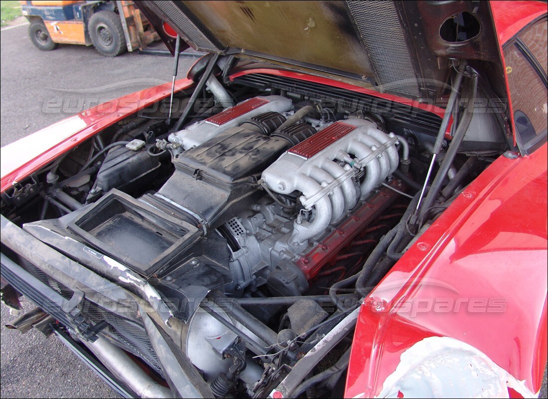 ferrari testarossa (1990) con 18,584 miles, preparándose para desmantelar #4