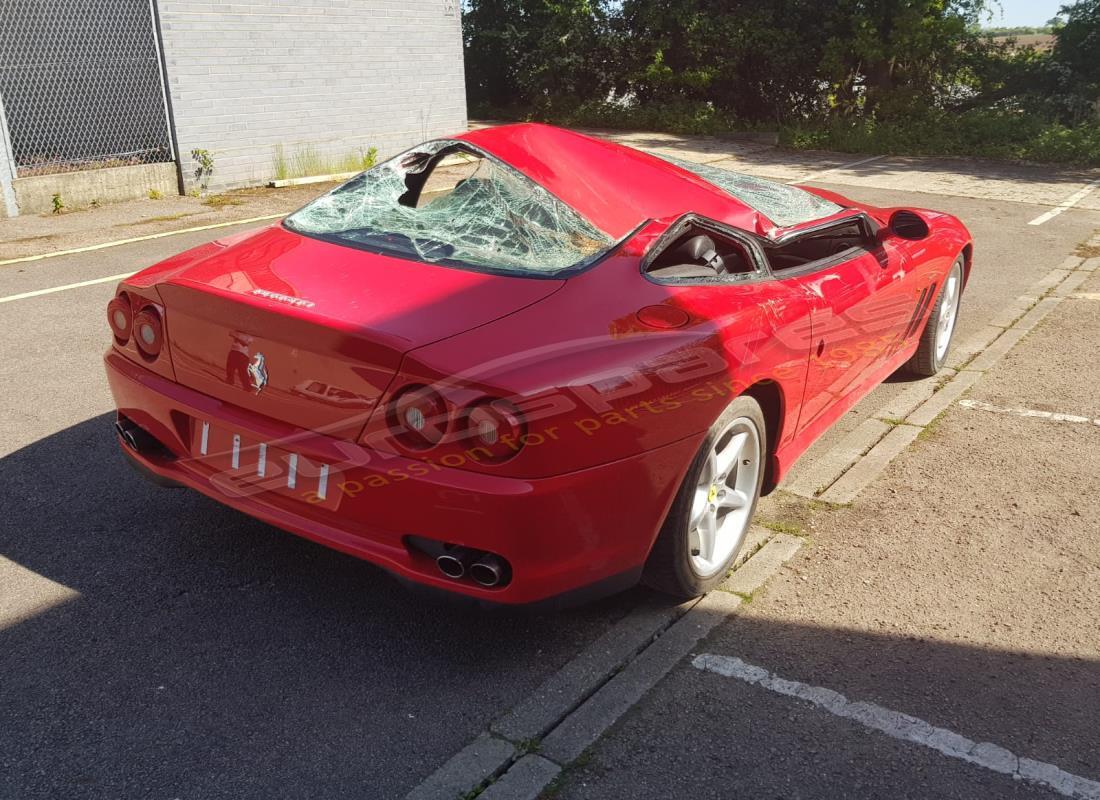ferrari 550 maranello con 7,765 kilómetros, en preparación para desmantelamiento #5