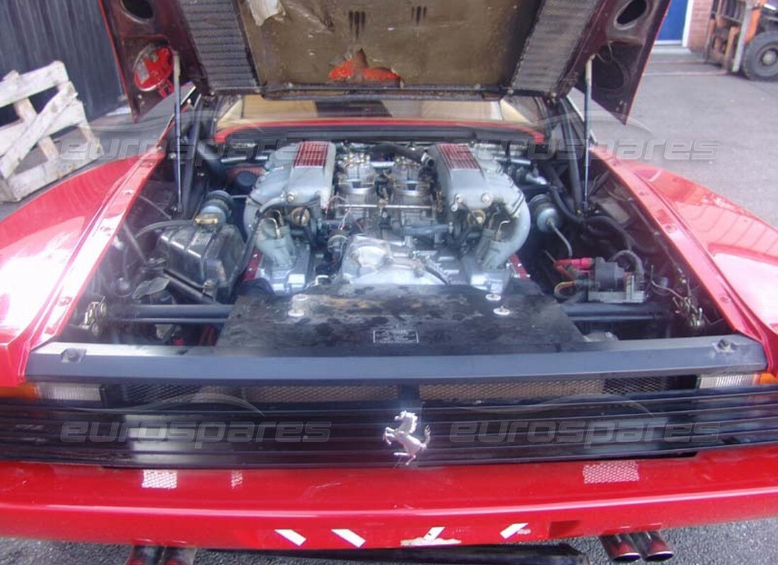 ferrari testarossa (1990) con 13,021 miles, preparándose para desmantelar #4