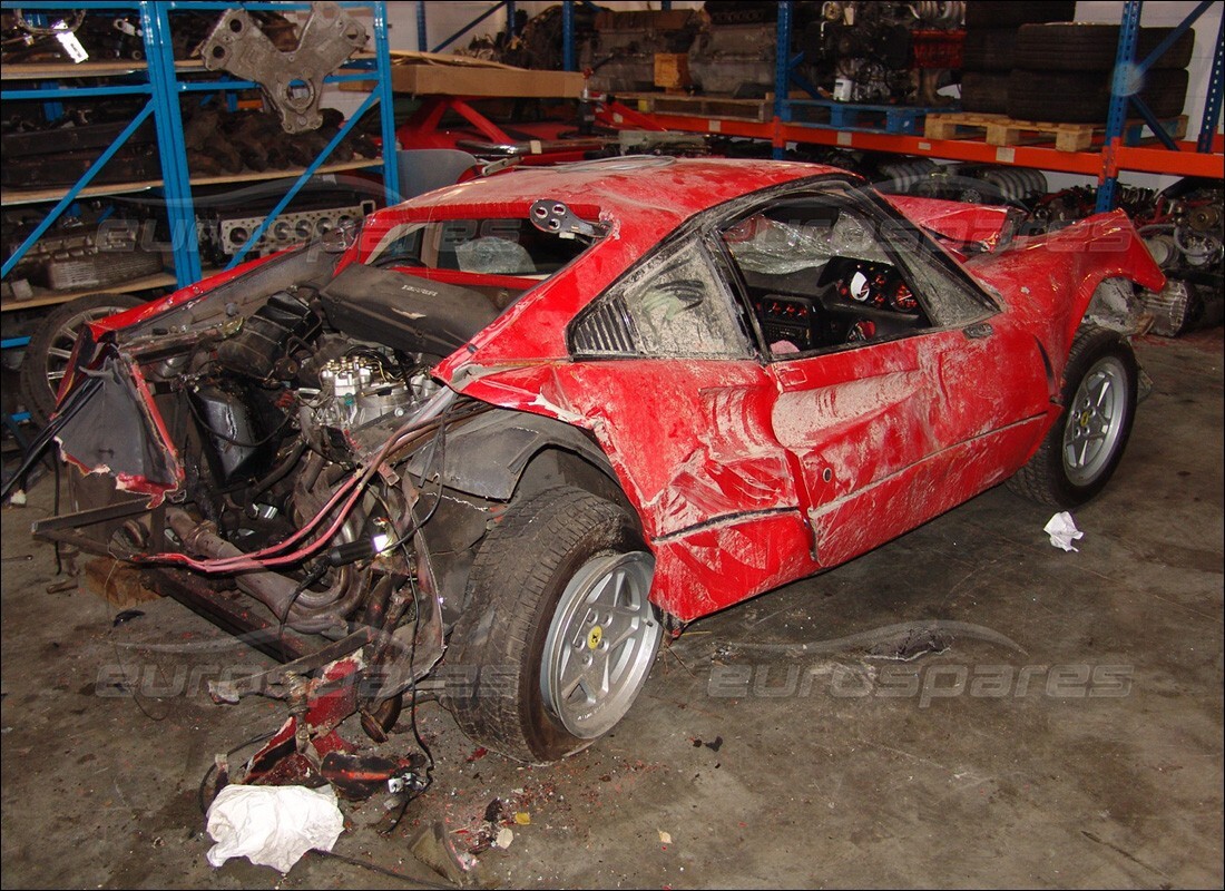 ferrari 328 (1985) con 25,374 miles, preparándose para desmantelar #5