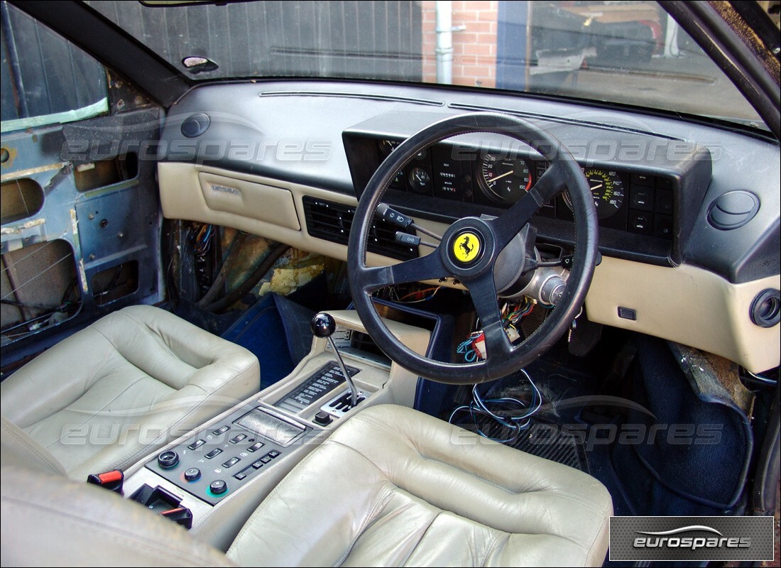 ferrari mondial 3.0 qv (1984) con 64,000 miles, preparándose para desmantelar #6