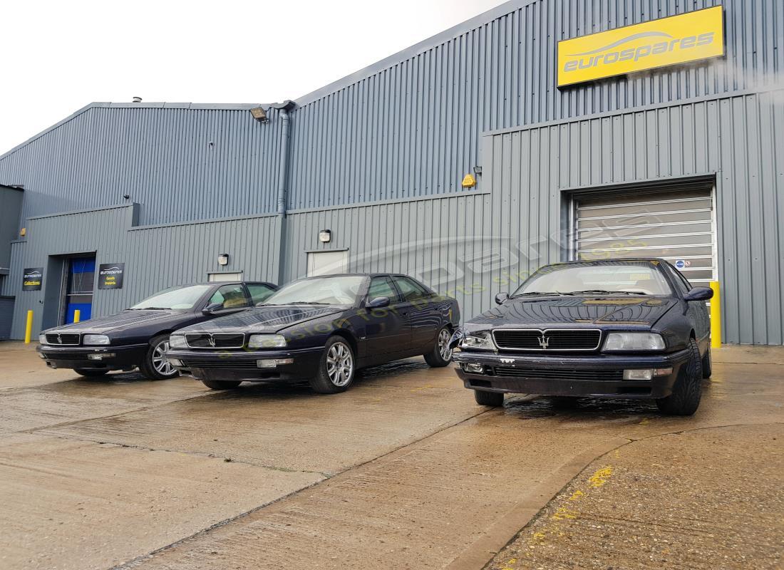 maserati qtp v6 (1996) preparándose para el desmantelamiento en eurospares