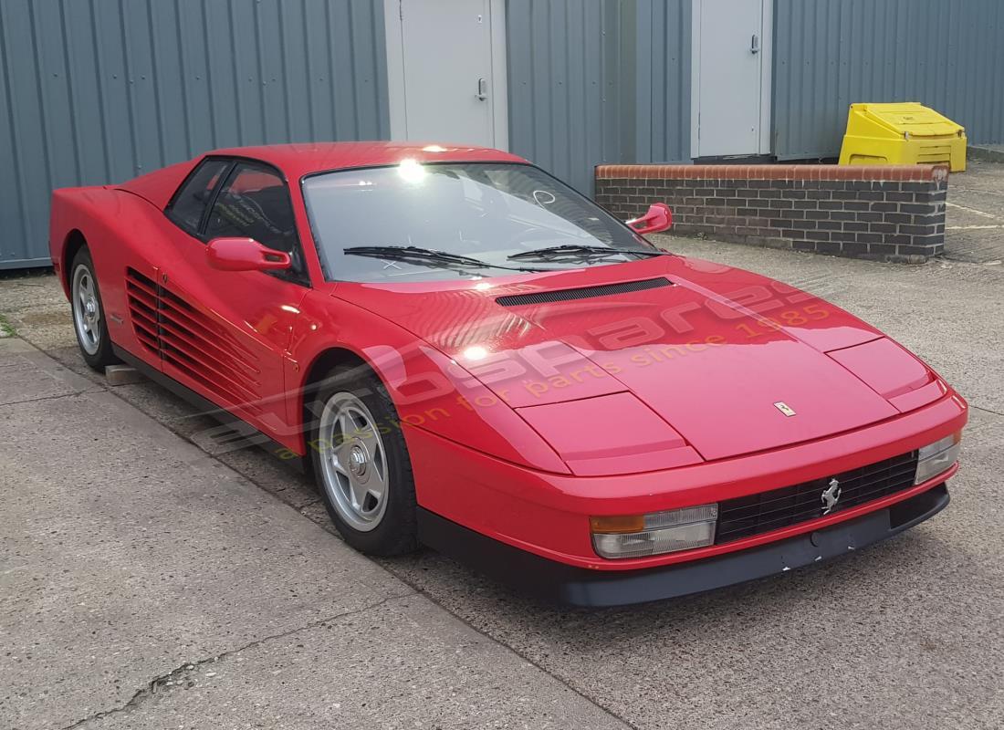 ferrari testarossa (1987) con 33,436 kilómetros, en preparación para desmantelamiento #7