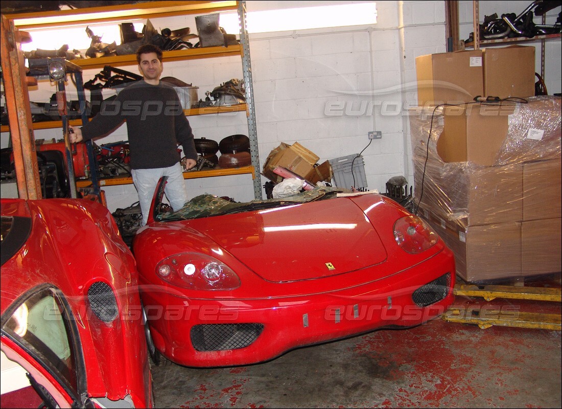 ferrari 360 modena con 18,000 miles, preparándose para desmantelar #10
