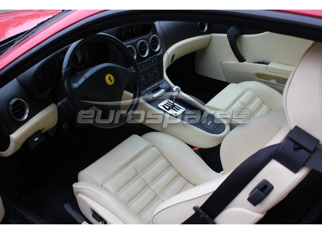 ferrari 550 maranello con 53,711 kilómetros, en preparación para desmantelamiento #6