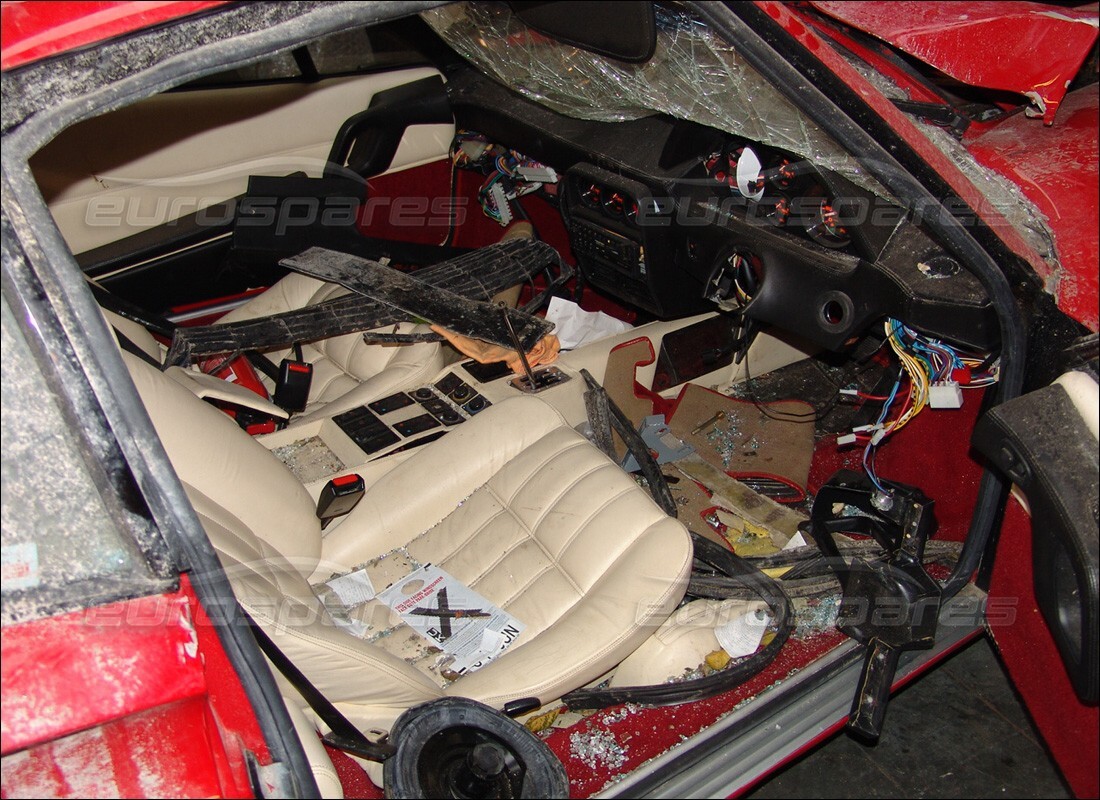 ferrari 328 (1985) con 25,374 miles, preparándose para desmantelar #2