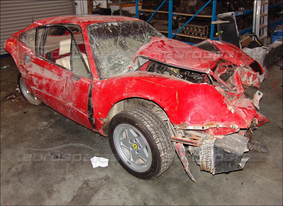 ferrari 328 (1985) con 25,374 miles, preparándose para desmantelar #10