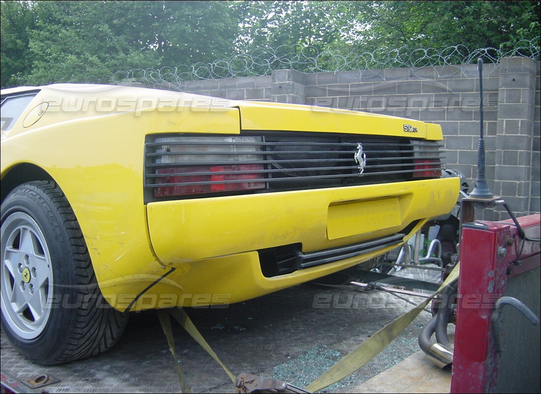 ferrari 512 tr con 27,000 miles, preparándose para desmantelar #2